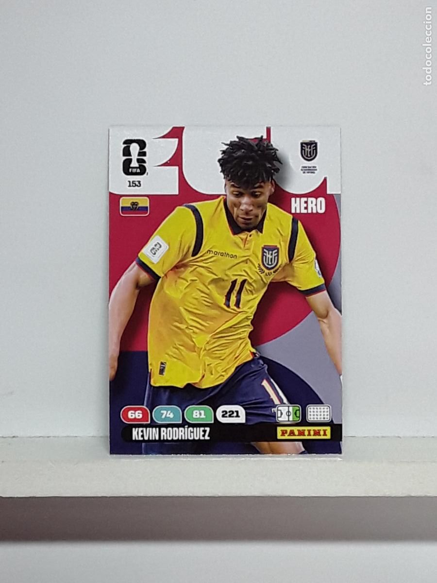 Coleccionismo cromos antiguos: ADRENALYN MUNDIAL 2026 WORLD CUP 26 ALBUM PANINI N 153 ECUADOR KEVIN RODRIGUEZ
