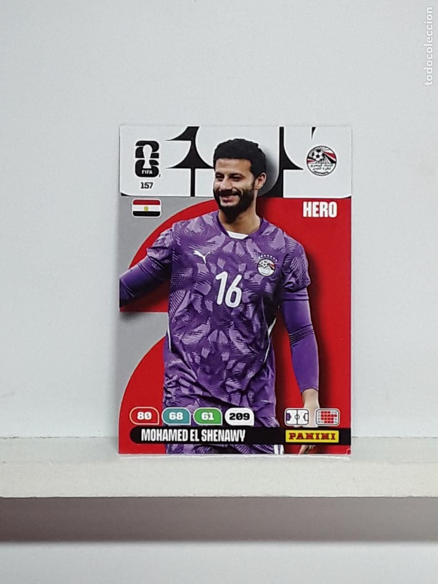 Coleccionismo cromos antiguos: ADRENALYN MUNDIAL 2026 WORLD CUP 26 ALBUM PANINI N 157 EGIPTO EGYPTO MOHAMED EL SHENAWY