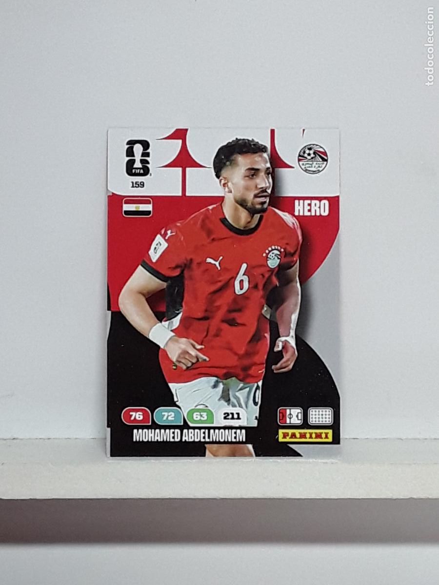 Coleccionismo cromos antiguos: ADRENALYN MUNDIAL 2026 WORLD CUP 26 ALBUM PANINI N 159 EGIPTO EGYPTO MOHAMED ABDELMONEM