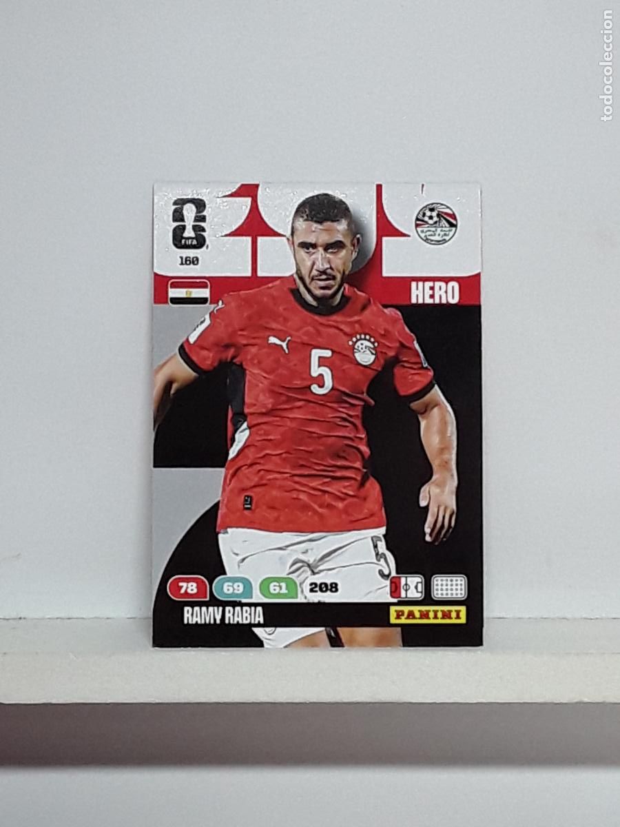 Coleccionismo cromos antiguos: ADRENALYN MUNDIAL 2026 WORLD CUP 26 ALBUM PANINI N 160 EGIPTO EGYPTO RAMY RABIA