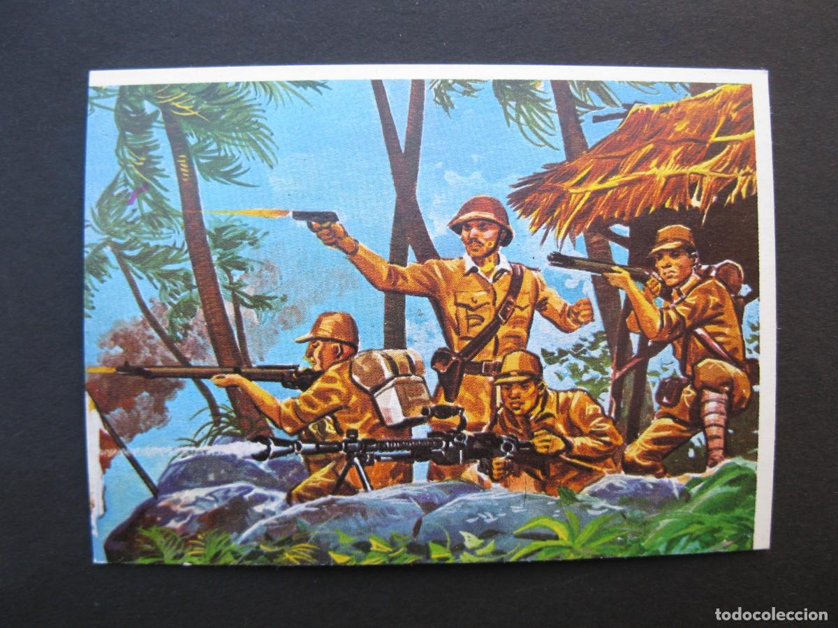 Coleccionismo cromos antiguos: T&Eacute;CNICA Y ACCI&Oacute;N - CROMO N&ordm; 107 - ASALTO A UNA POSICI&Oacute;N JAPONESA - EDICIONES ESTE - NUNCA PEGADO.