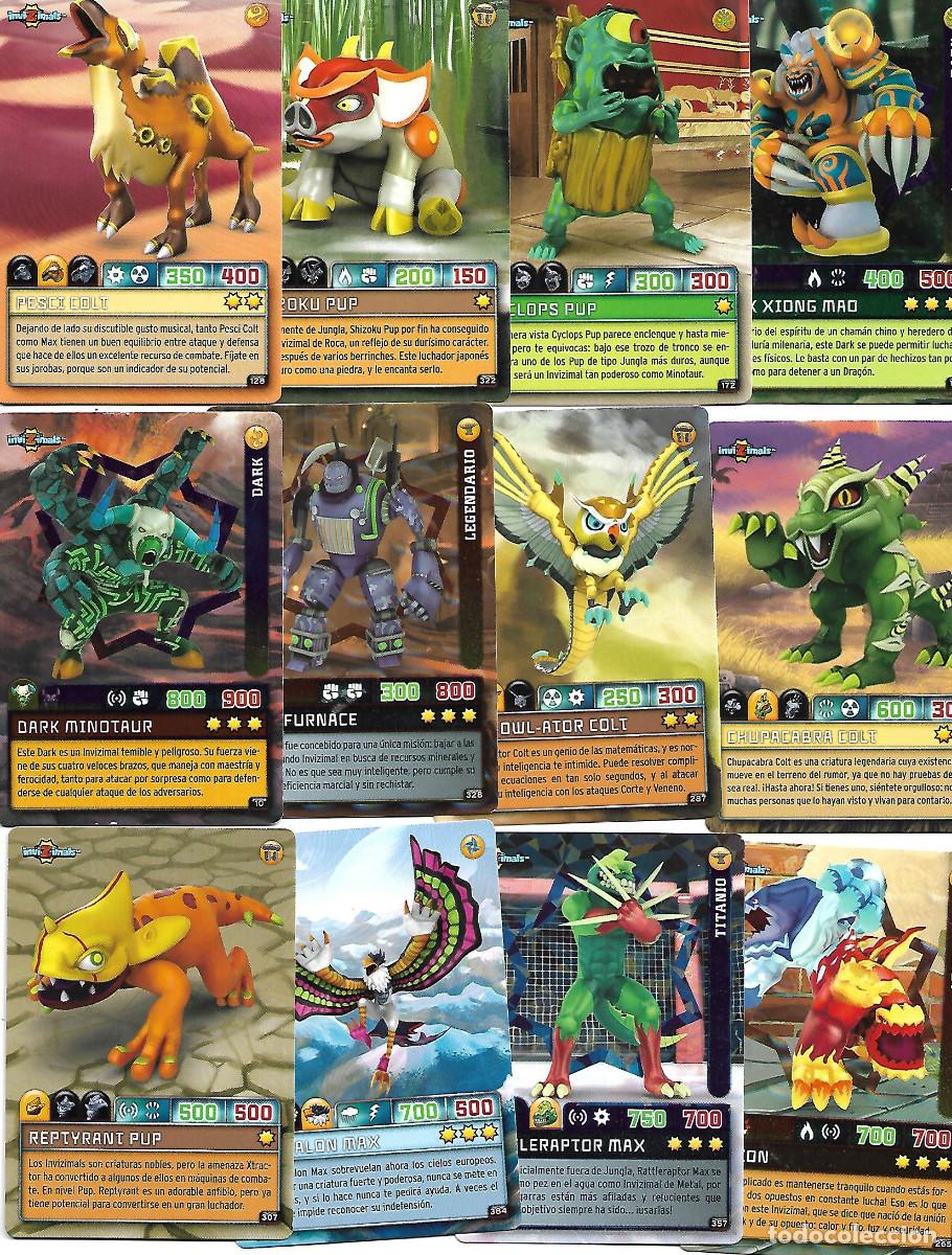 Coleccionismo cromos antiguos: peque&ntilde;a coleccion de fichas INVIZIMALS