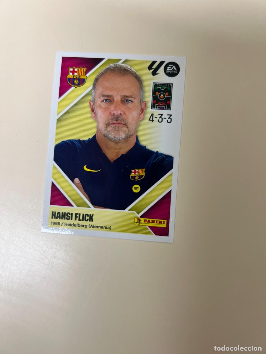 Coleccionismo cromos antiguos: 2 HANSI FLICK BARCELONA LIGA ESTE 2026-2027/26-27 PANINI