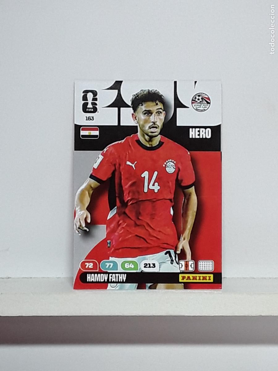 Coleccionismo cromos antiguos: ADRENALYN MUNDIAL 2026 WORLD CUP 26 ALBUM PANINI N 163 EGIPTO EGYPTO HAMDY FATHY