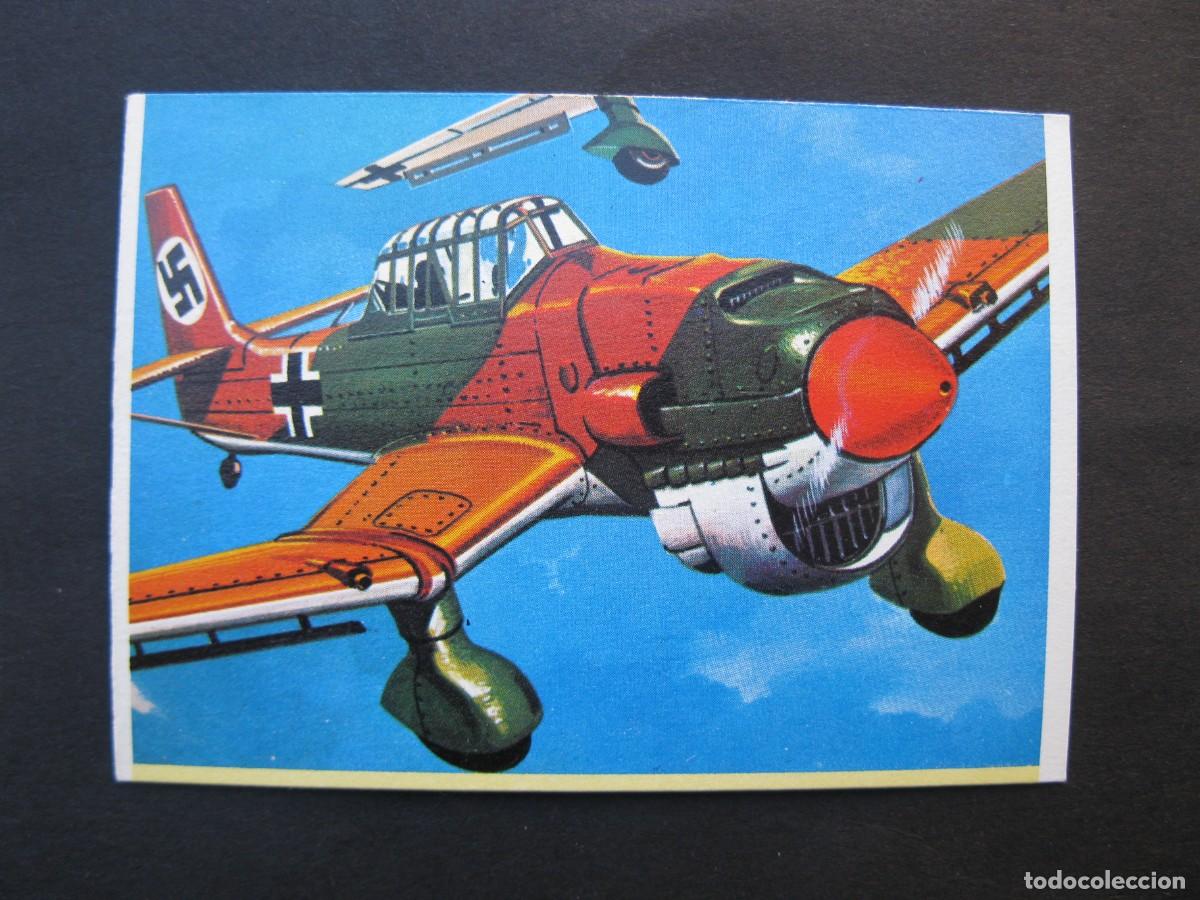 Coleccionismo cromos antiguos: T&Eacute;CNICA Y ACCI&Oacute;N - CROMO N&ordm; 90 - ESQUEMA STUKA Y MODELOS RUSOS - EDICIONES ESTE - NUNCA PEGADO.