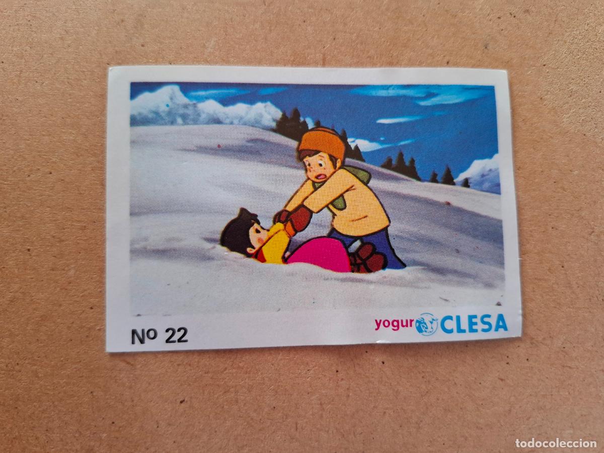 Coleccionismo cromos antiguos: HEIDI - YOGUR CLESA - CROMO N&ordm; 22 ( NUNCA PEGADO )