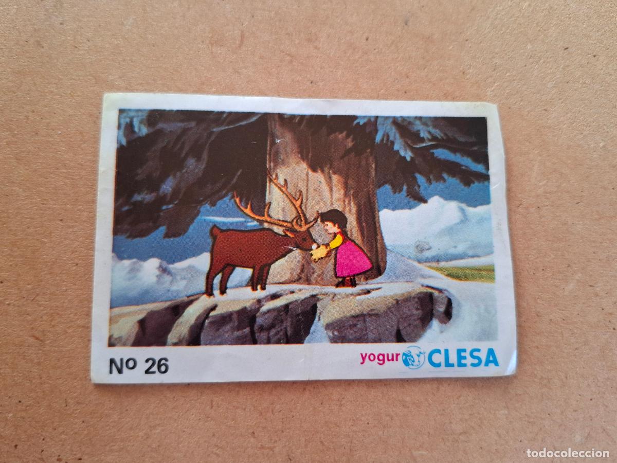Coleccionismo cromos antiguos: HEIDI - YOGUR CLESA - CROMO N&ordm; 26 ( NUNCA PEGADO )