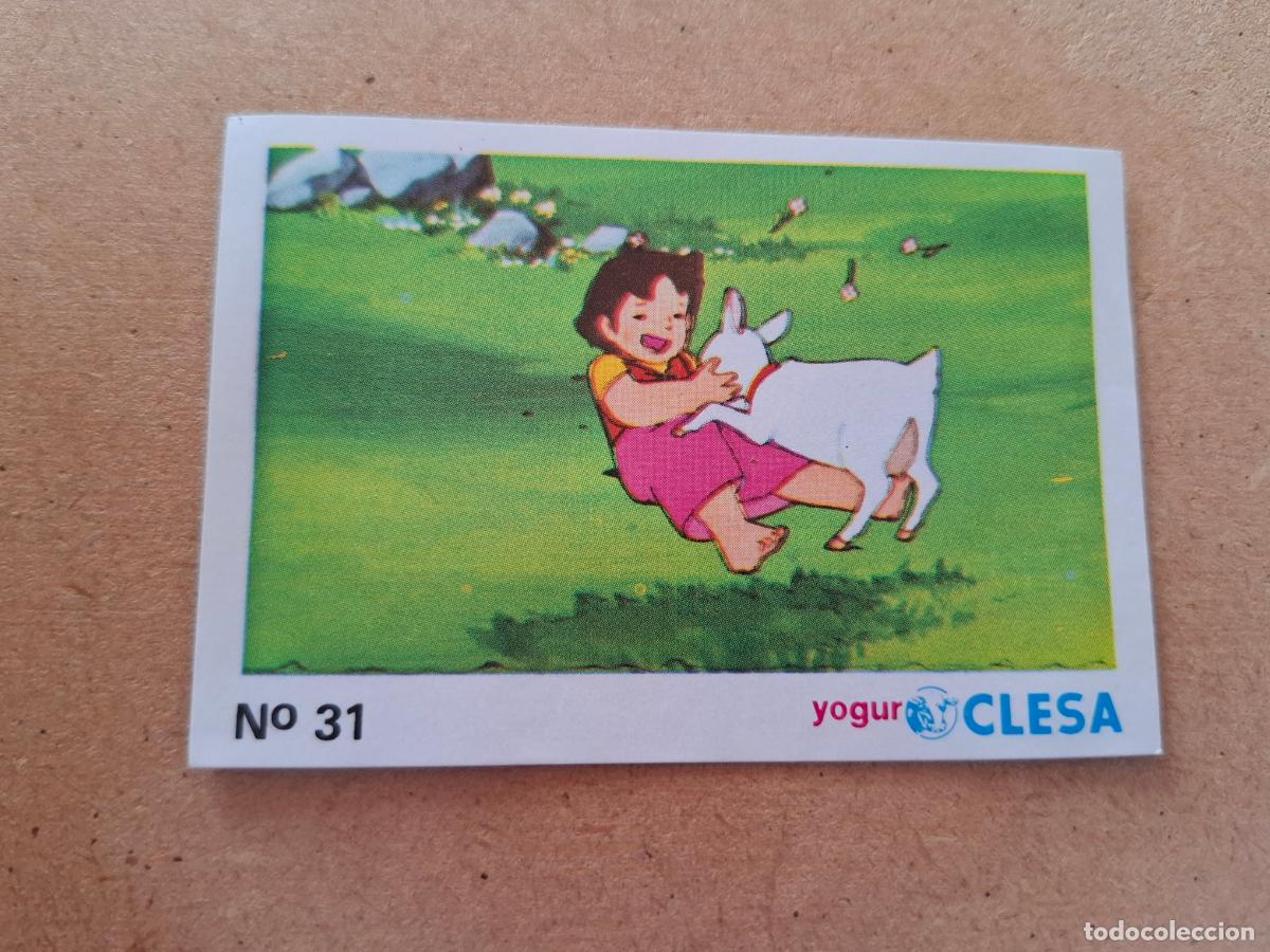 Coleccionismo cromos antiguos: HEIDI - YOGUR CLESA - CROMO N&ordm; 31 ( NUNCA PEGADO )