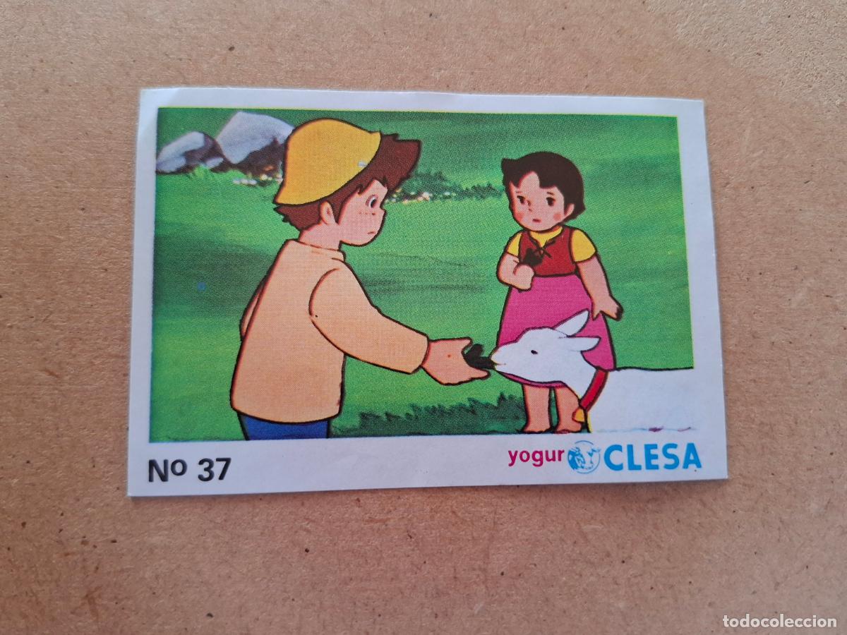 Coleccionismo cromos antiguos: HEIDI - YOGUR CLESA - CROMO N&ordm; 37 ( NUNCA PEGADO )