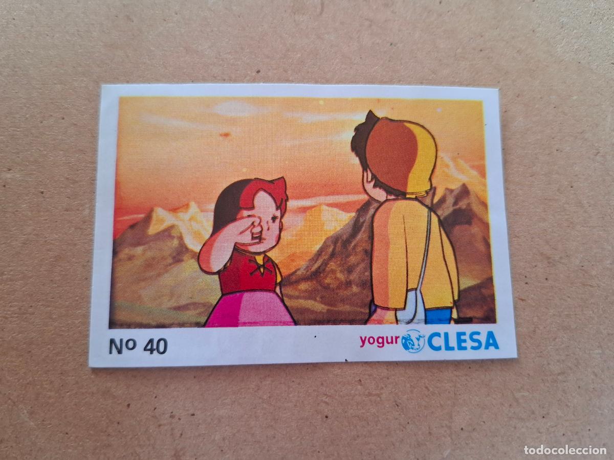 Coleccionismo cromos antiguos: HEIDI - YOGUR CLESA - CROMO N&ordm; 40 ( NUNCA PEGADO )