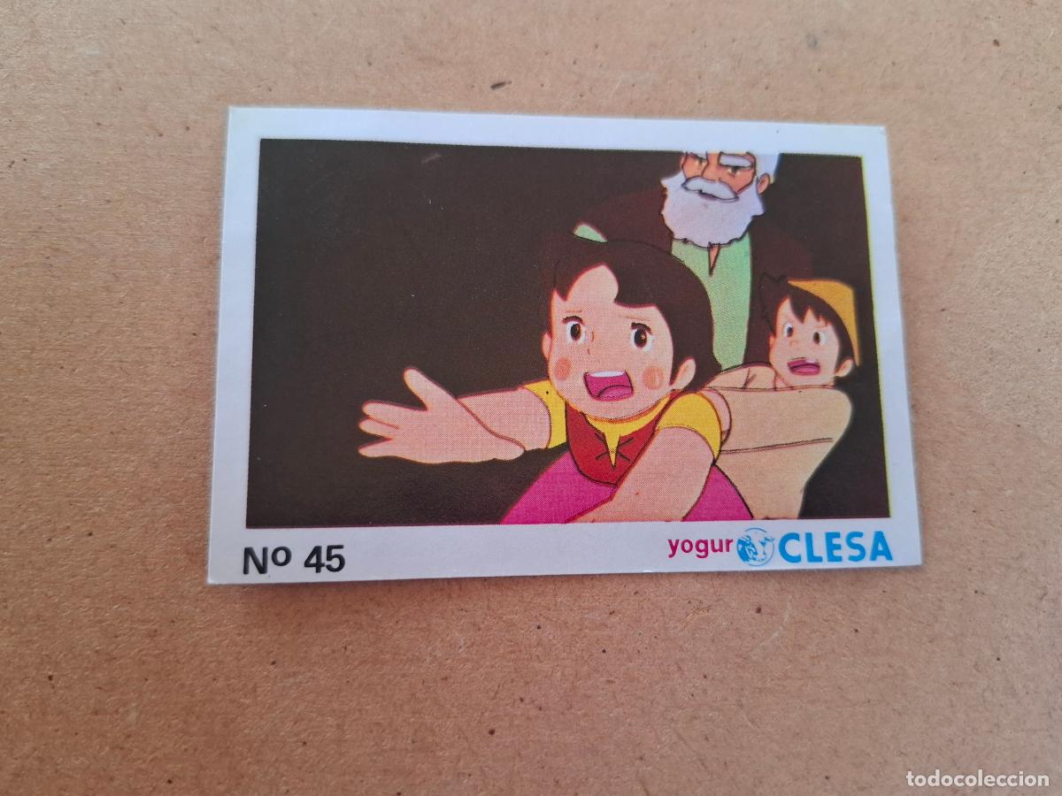 Coleccionismo cromos antiguos: HEIDI - YOGUR CLESA - CROMO N&ordm; 45 ( NUNCA PEGADO )