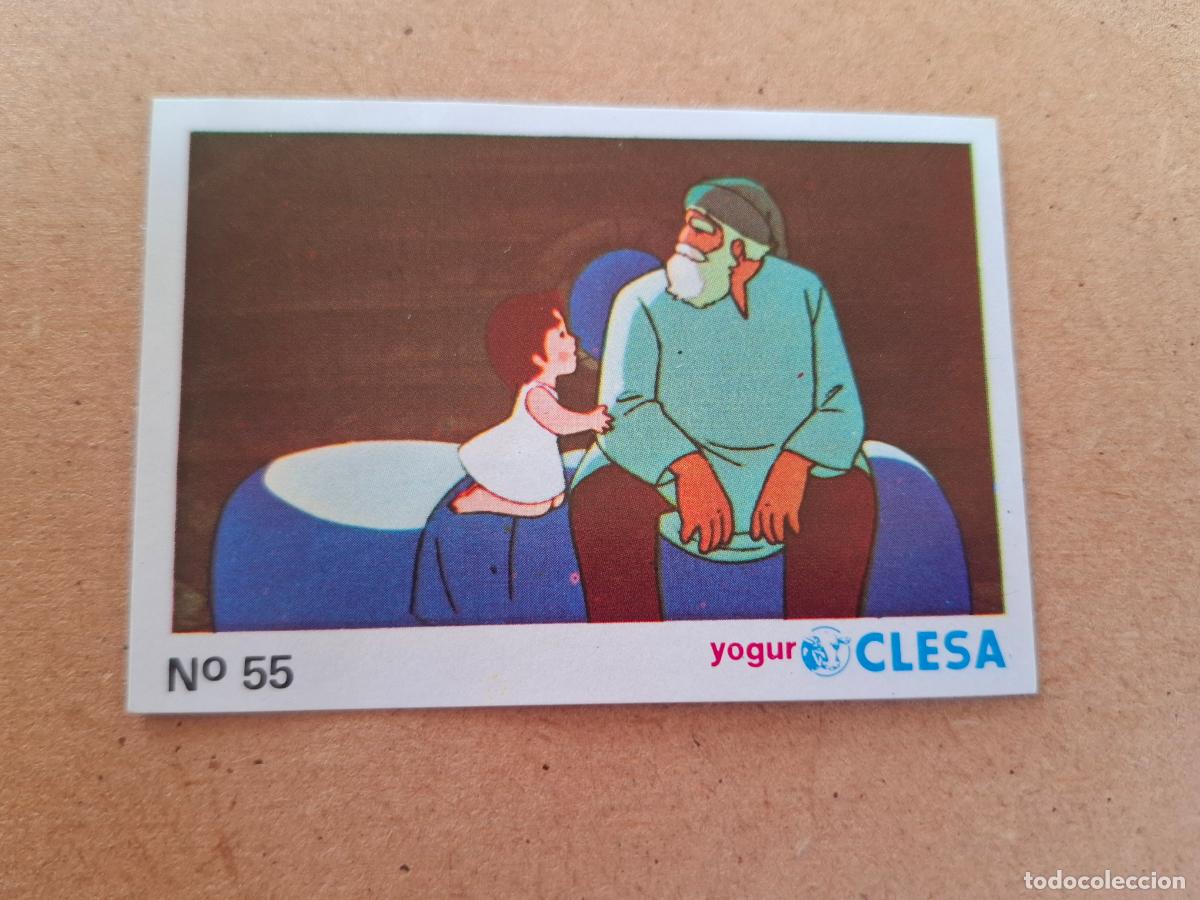 Coleccionismo cromos antiguos: HEIDI - YOGUR CLESA - CROMO N&ordm; 55 ( NUNCA PEGADO )