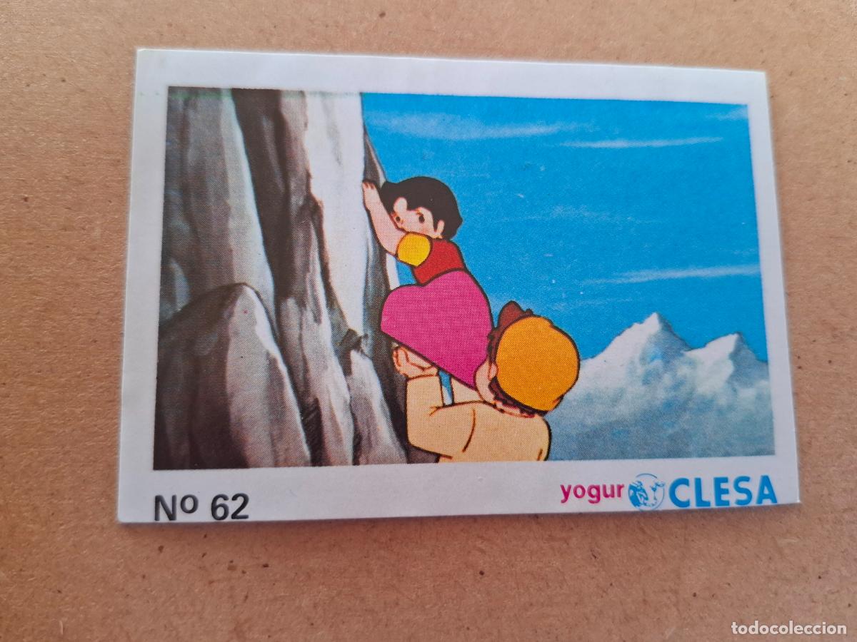 Coleccionismo cromos antiguos: HEIDI - YOGUR CLESA - CROMO N&ordm; 62 ( NUNCA PEGADO )