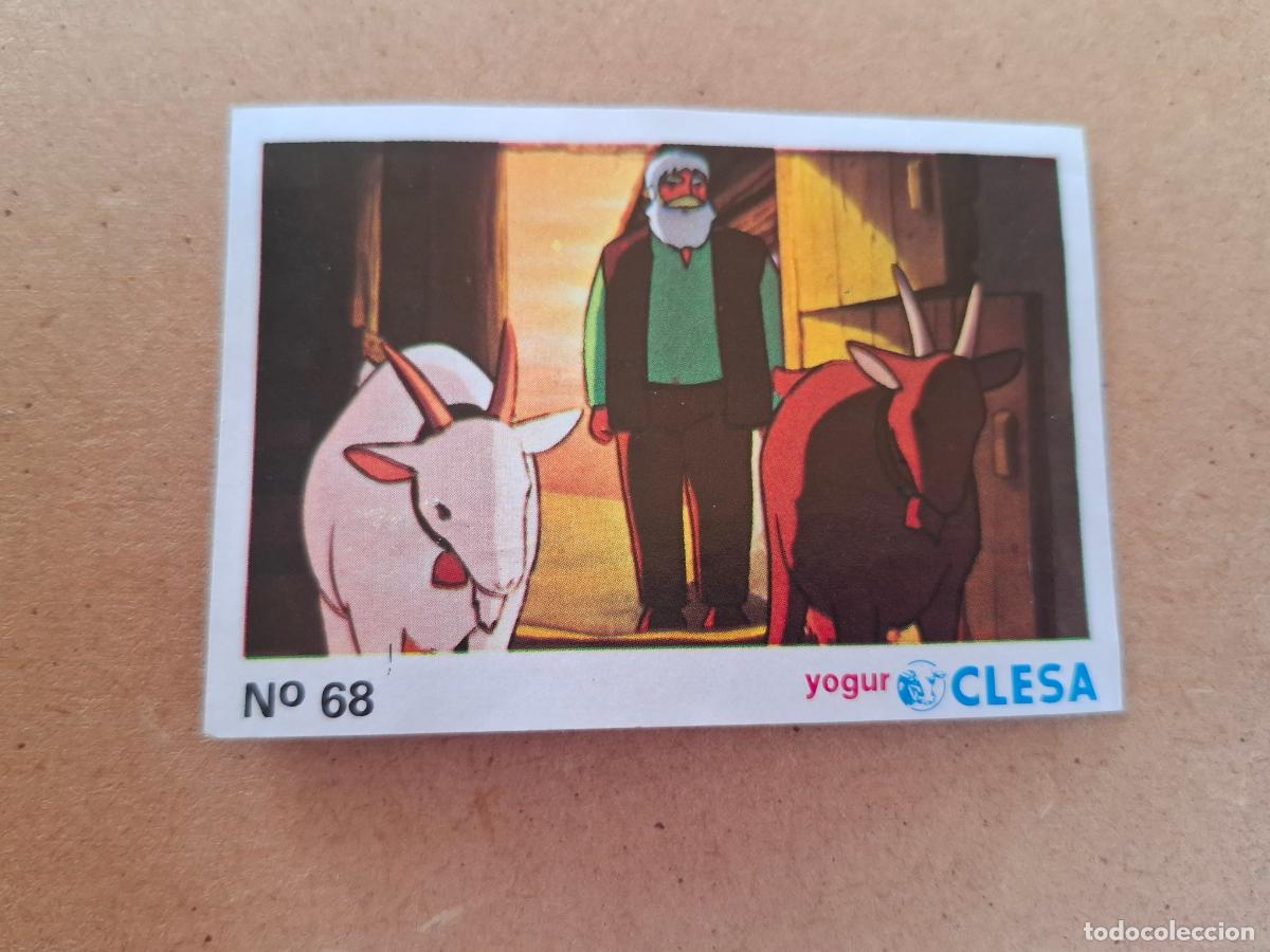 Coleccionismo cromos antiguos: HEIDI - YOGUR CLESA - CROMO N&ordm; 68 ( NUNCA PEGADO )