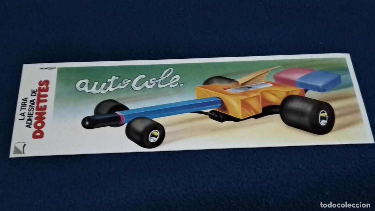 Coleccionismo cromos antiguos: CROMO PEGATINA LA TIRA DONETTES PANRICO DONUTS COCHES AUTO COLE - SIN USAR