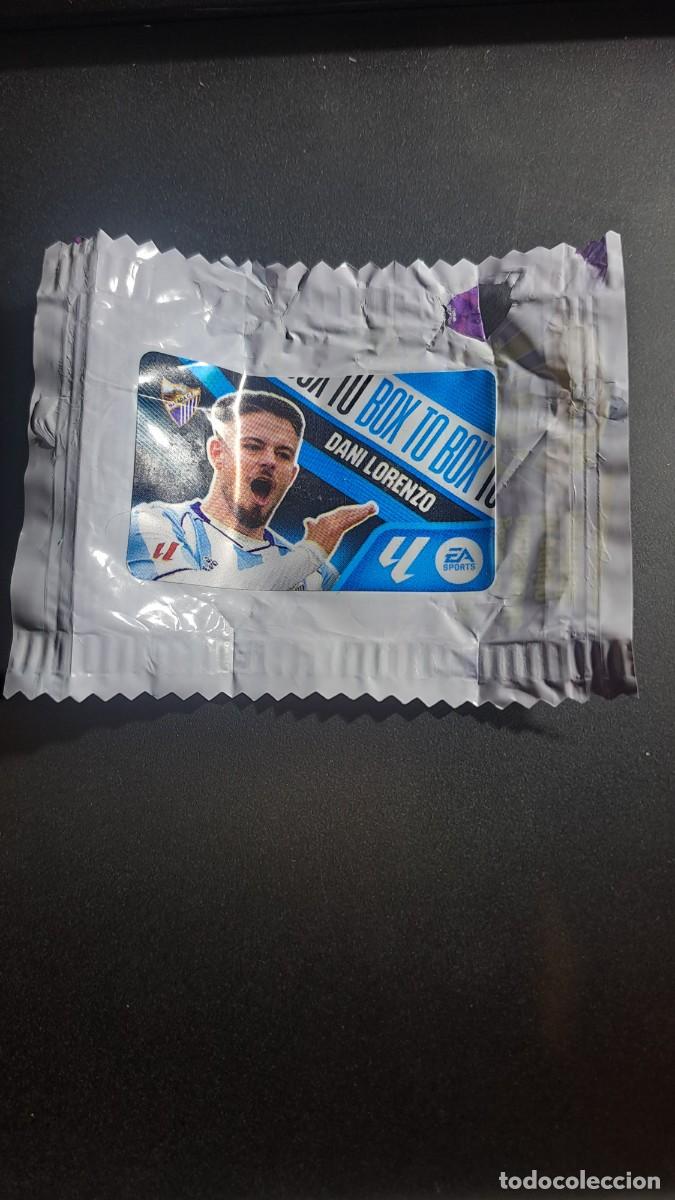 Coleccionismo cromos antiguos: CROMO DANI LORENZO BOX TO BOX MALAGA CHICLE LIGA 2026 2027 26 27 ESTE PANINI NUNCA PEGADO