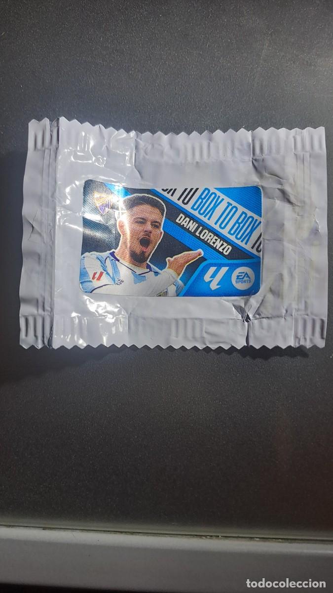 Coleccionismo cromos antiguos: CROMO DANI LORENZO BOX TO BOX MALAGA CHICLE LIGA 2026 2027 26 27 ESTE PANINI NUNCA PEGADO