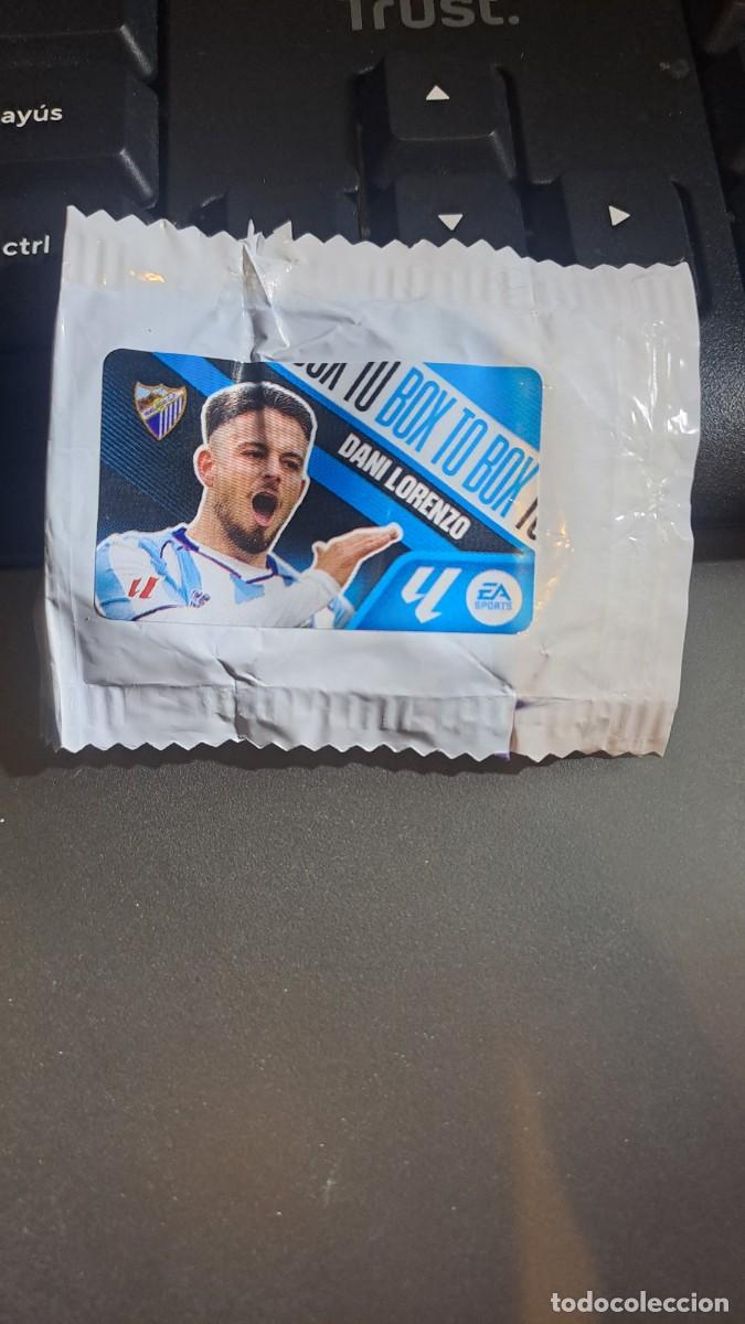 Coleccionismo cromos antiguos: CROMO DANI LORENZO BOX TO BOX MALAGA CHICLE LIGA 2026 2027 26 27 ESTE PANINI NUNCA PEGADO