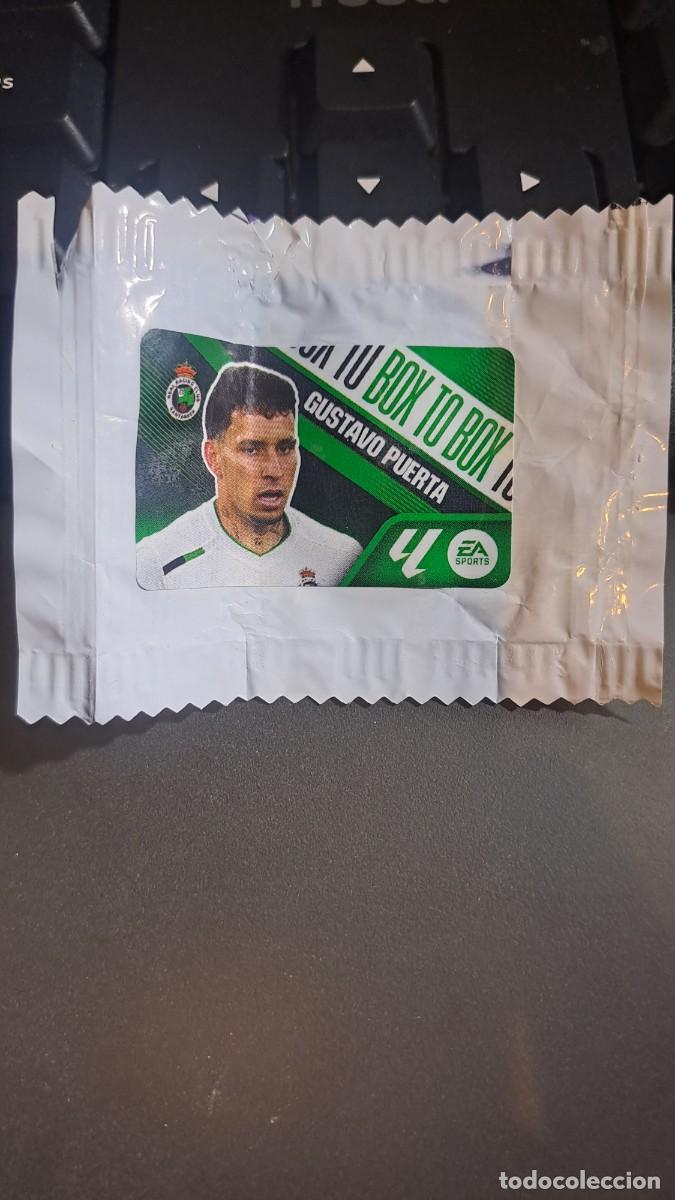 Coleccionismo cromos antiguos: CROMO GUSTAVO PUERTA BOX TO BOX RACING DE SANTANDER CHICLE LIGA 2026 2027 26 27 ESTE PANINI NUNCA PE