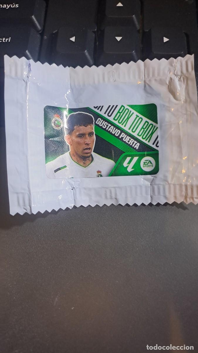 Coleccionismo cromos antiguos: CROMO GUSTAVO PUERTA BOX TO BOX RACING DE SANTANDER CHICLE LIGA 2026 2027 26 27 ESTE PANINI NUNCA PE