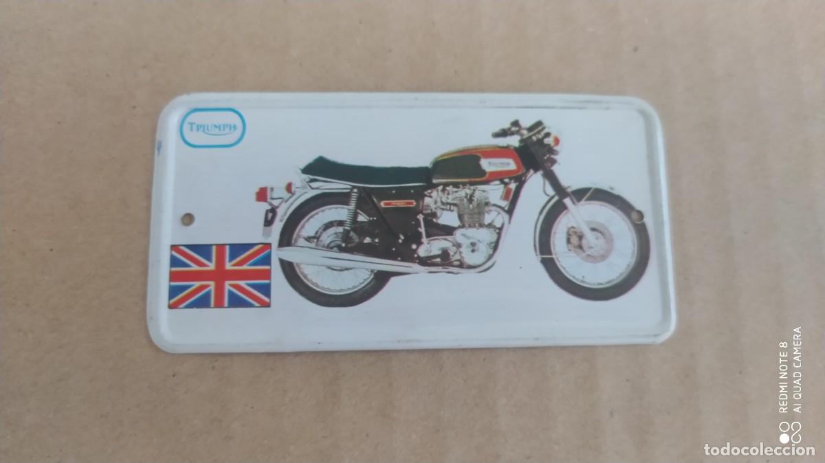 Coleccionismo cromos antiguos: TULICREM 20 TRIUMPH TRIDENT 750 INGLATERRA TRANSPLANTIC -F