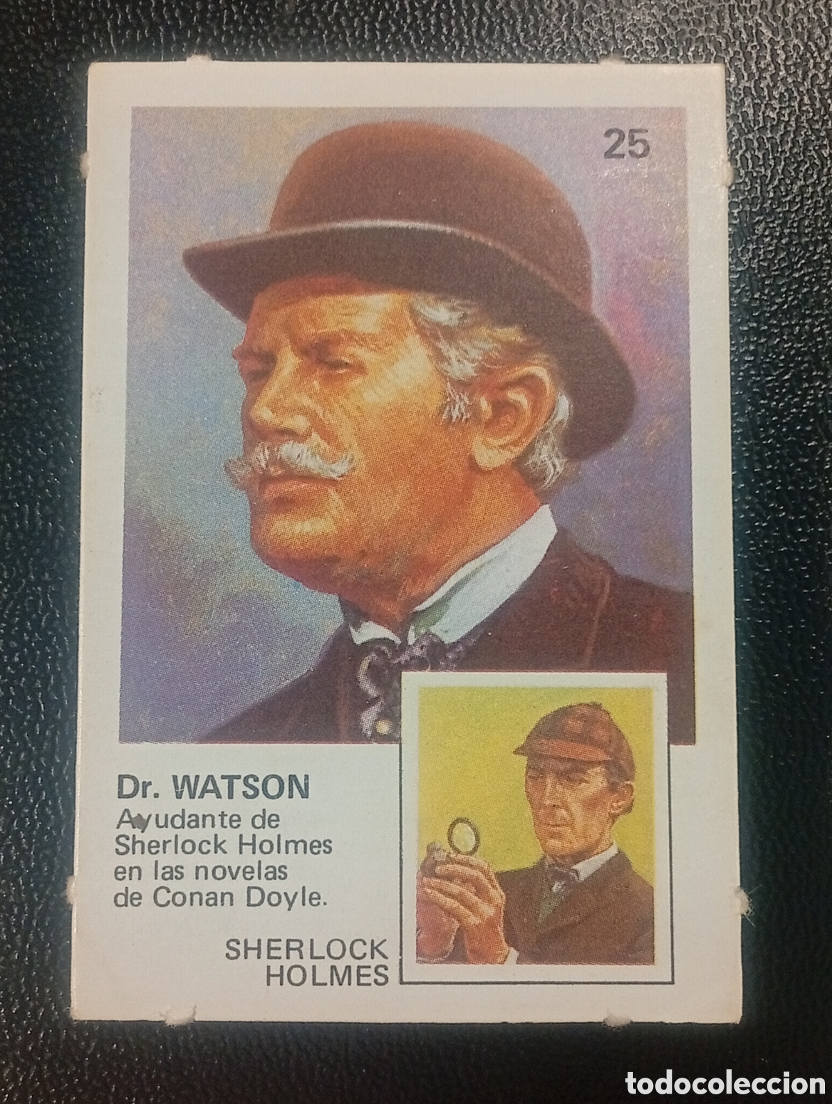 Coleccionismo cromos antiguos: 25 DR WATSON SHERLOCK HOLMES YUPICROMOS YUPI CROMOS 1977 PASTELITOS ORTIZ PAREJAS FAMOSAS