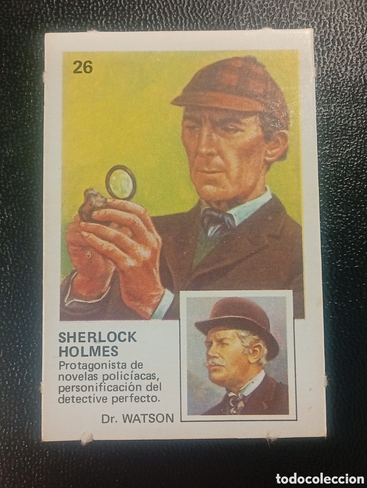 Coleccionismo cromos antiguos: 26 SHERLOCK HOLMES WATSON YUPICROMOS YUPI CROMOS 1977 PASTELITOS ORTIZ PAREJAS FAMOSAS