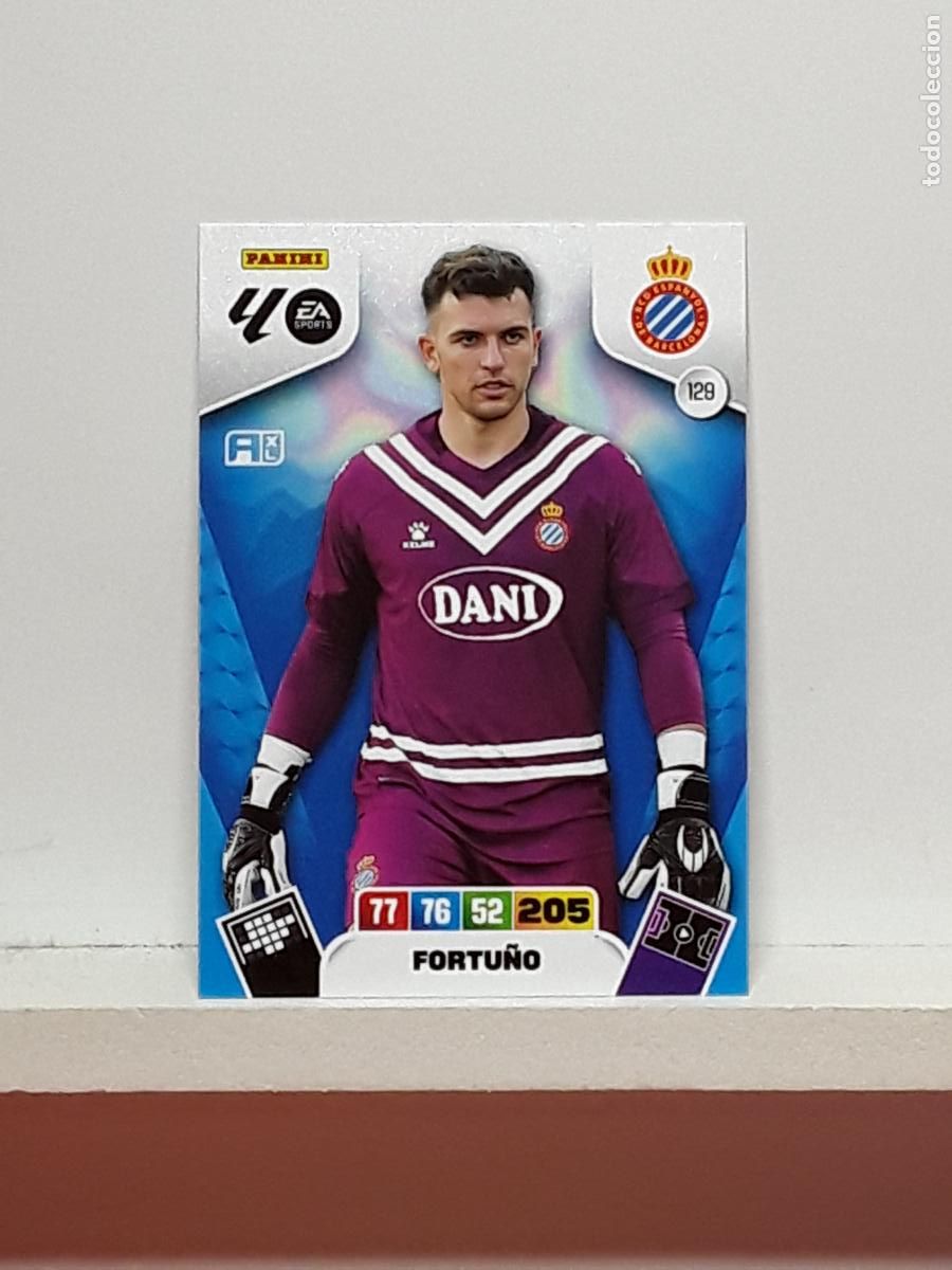 Collectable Antique Stickers: ADRENALYN 2025 2026 25 26 ALBUM PANINI LIGA N 129 ESPANYOL FORTU&Ntilde;O