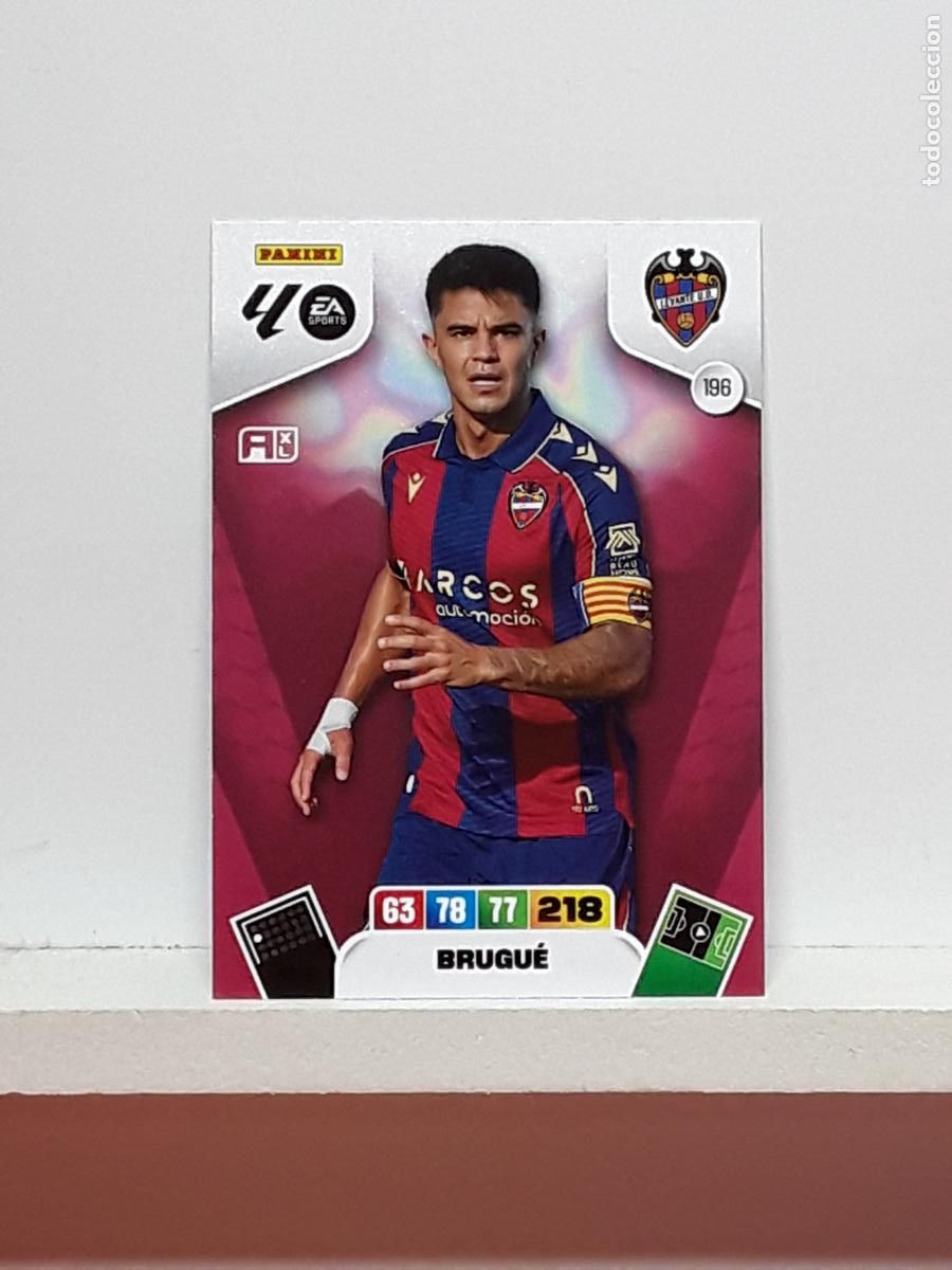 Collectable Antique Stickers: ADRENALYN 2025 2026 25 26 ALBUM PANINI LIGA N 196 LEVANTE BRUGUE