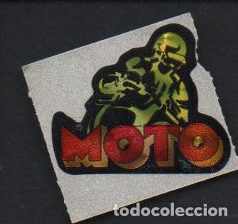 Coleccionismo cromos antiguos: ANTIGUO CROMO TROQUELADO ADHESIVO HOLOGRAFICO PANRICO - MOTO -. EDICIONES TREBOL. SIN PEGAR.