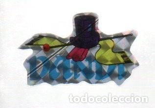 Coleccionismo cromos antiguos: ANTIGUO CROMO TROQUELADO ADHESIVO HOLOGRAFICO PANRICO - DANDI -. EDIC. TREBOL. SIN PEGAR.