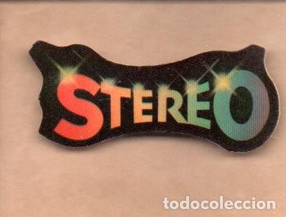 Collectable Antique Stickers: ANTIGUO CROMO TROQUELADO ADHESIVO PANRICO - STEREO -. EDIC. TREBOL. SIN PEGAR.