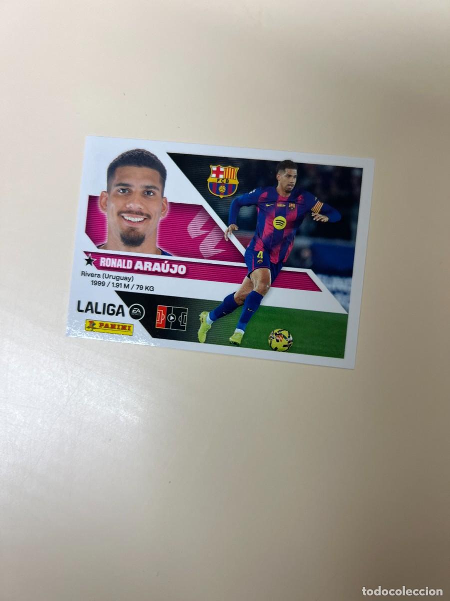 Collectable Antique Stickers: 6A RONALD ARAUJO BARCELONA LIGA ESTE 2026-2027/26-27 PANINI