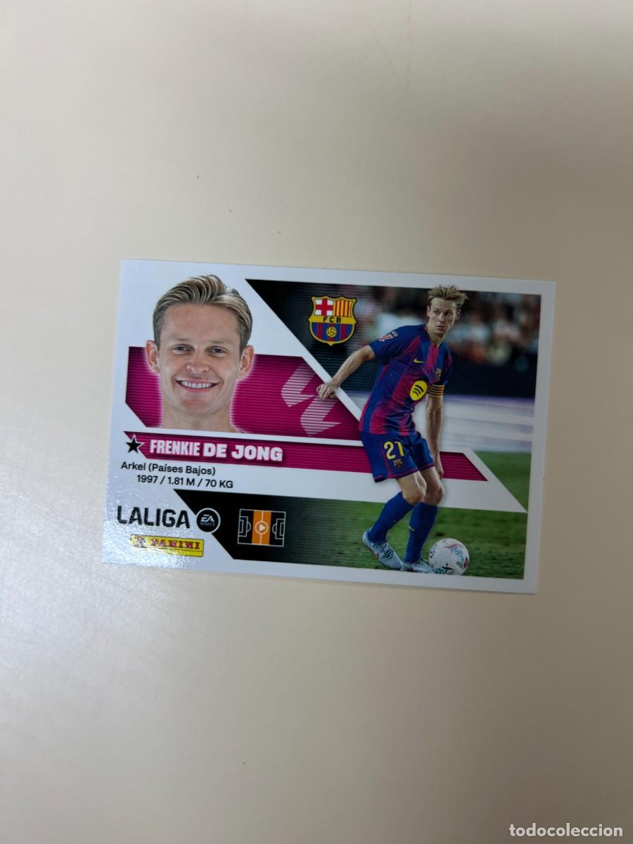 Coleccionismo cromos antiguos: 12 DE JONG BARCELONA LIGA ESTE 2026-2027/26-27 PANINI
