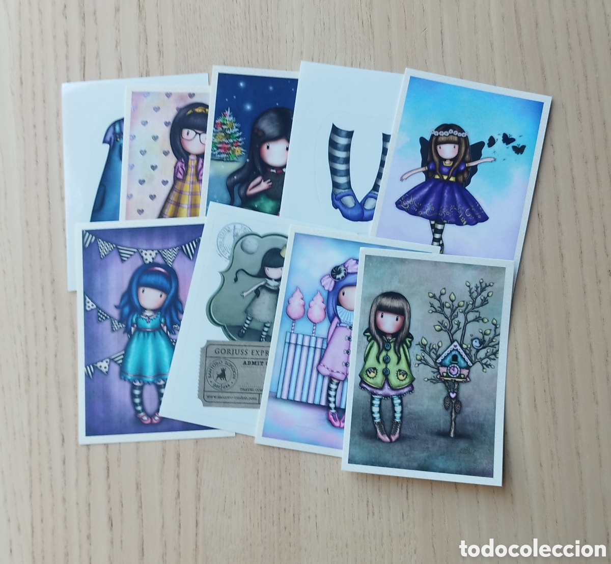 Coleccionismo cromos antiguos: Lote 9 Cromos Santoro London gorjuss