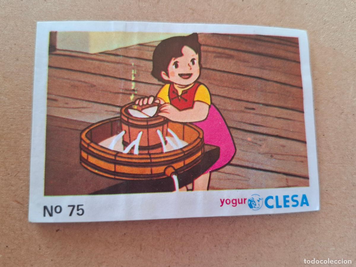 Coleccionismo cromos antiguos: HEIDI - YOGUR CLESA - CROMO N&ordm; 75 ( NUNCA PEGADO )