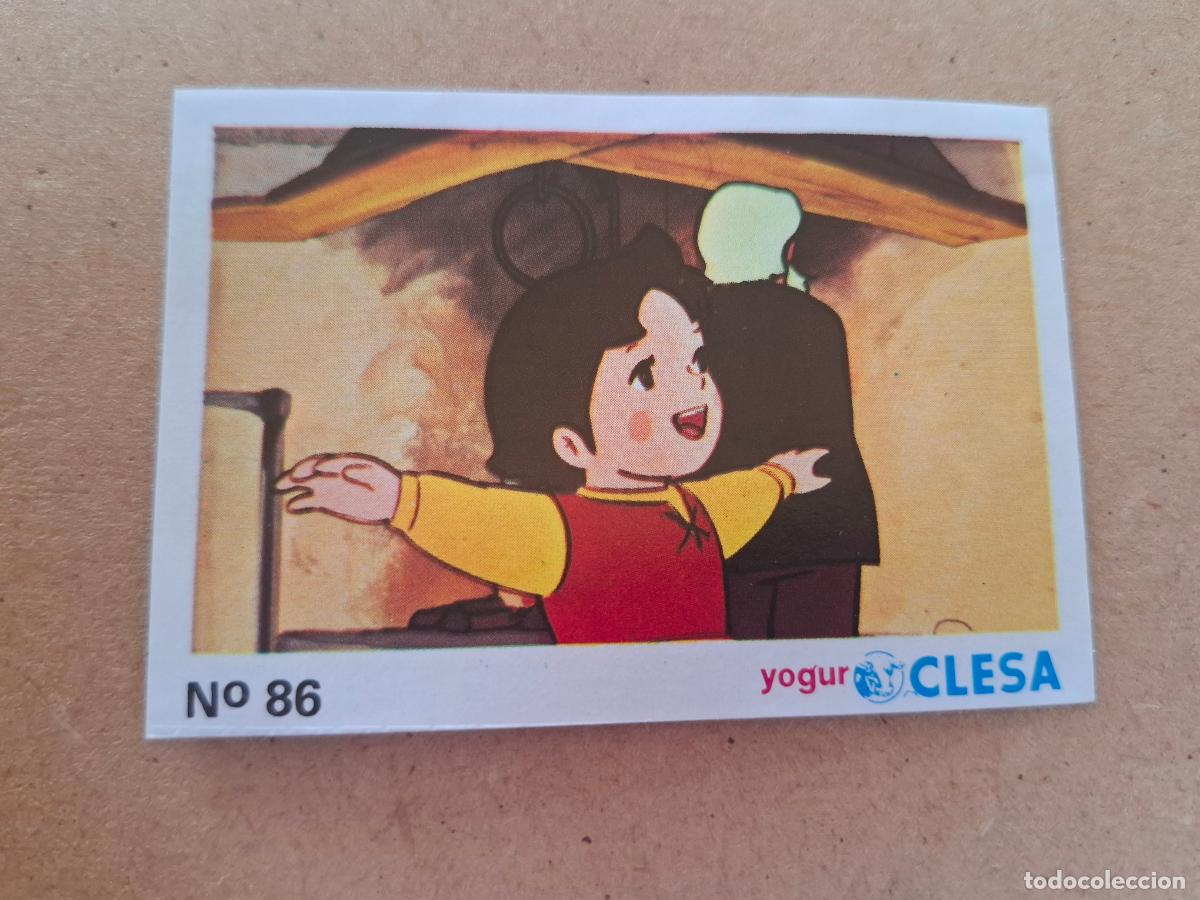Coleccionismo cromos antiguos: HEIDI - YOGUR CLESA - CROMO N&ordm; 86 ( NUNCA PEGADO )