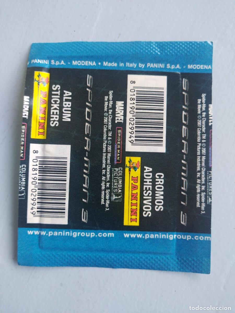 Coleccionismo cromos antiguos: SOBRE SIN ABRIR SPIDER-MAN 3 - Foto 2