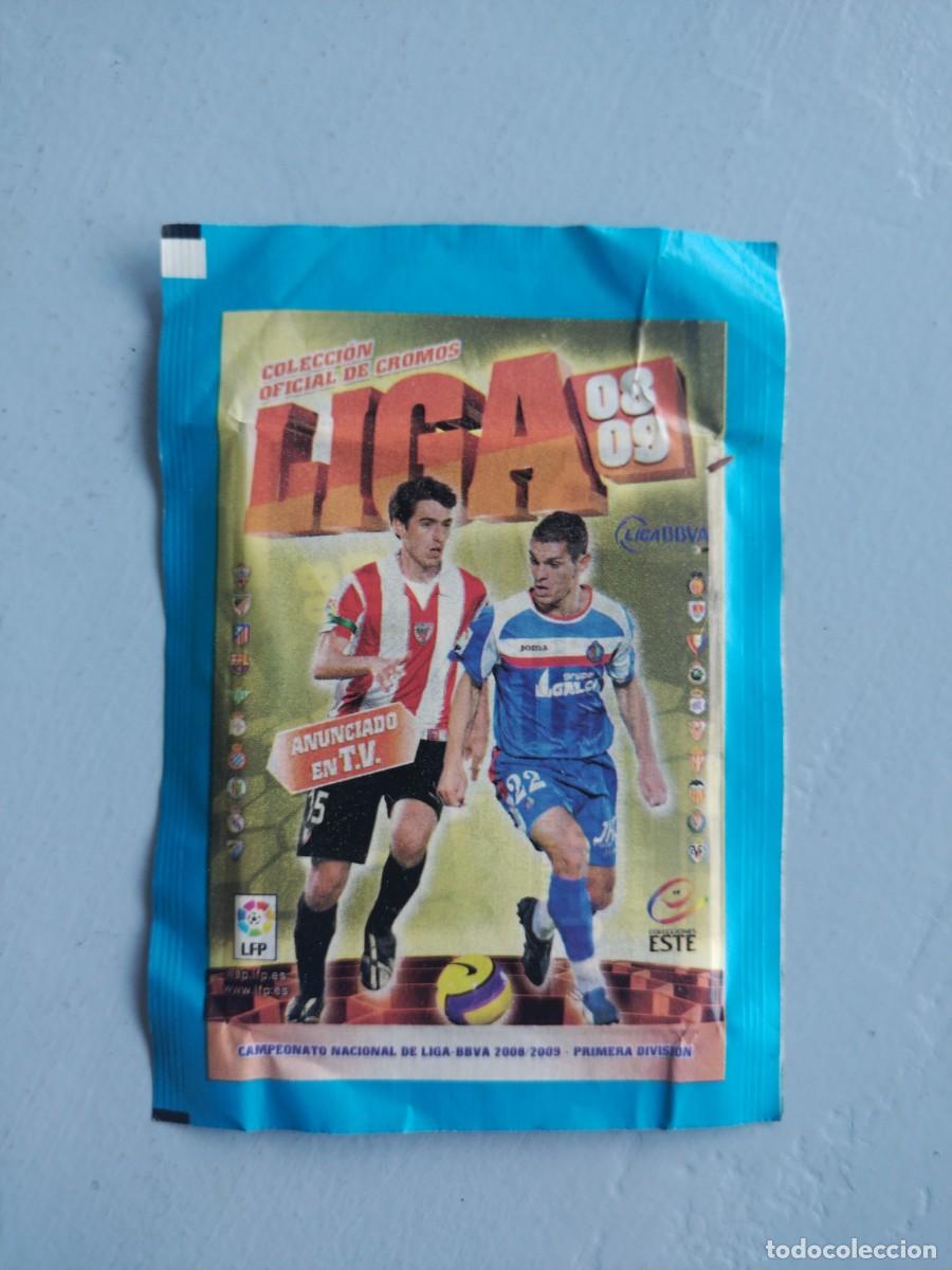 Coleccionismo cromos antiguos: SOBRE SIN ABRIR LIGA 08 09