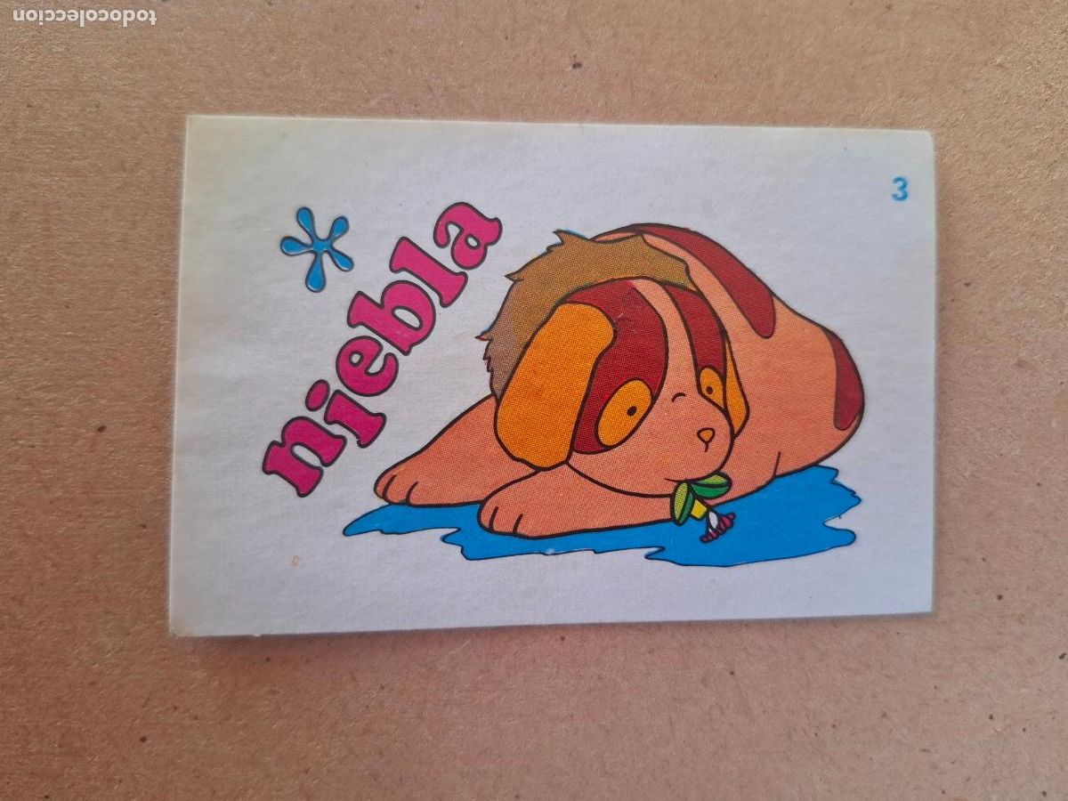 Coleccionismo cromos antiguos: HEIDI - YOGUR CLESA - CROMO ADHESIVO TROQUELADO N&ordm; 3 NIEBLA ( NUNCA PEGADO )