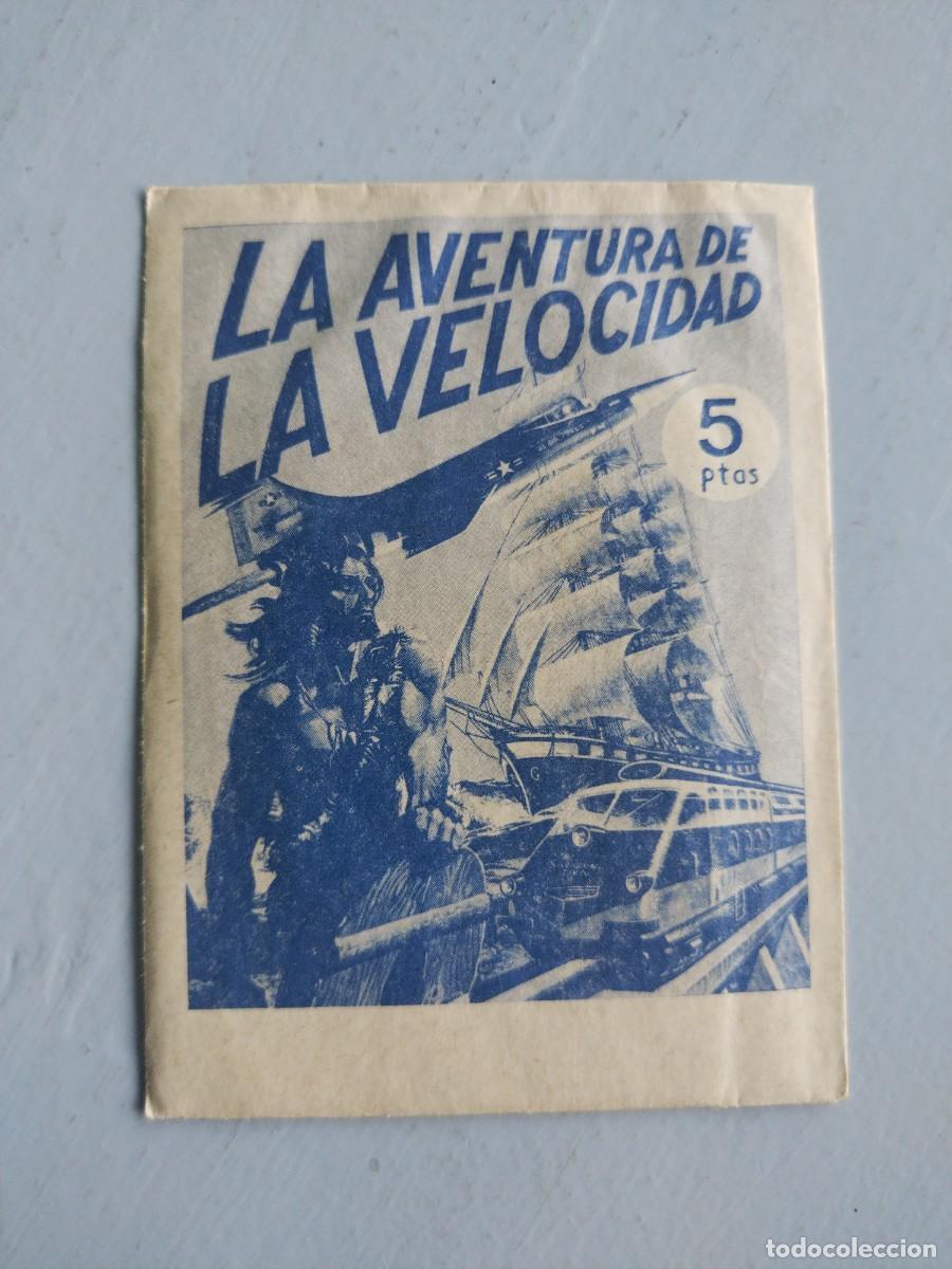 Coleccionismo cromos antiguos: SOBRE SIN ABRIR LA AVENTURA DE LA VELOCIDAD