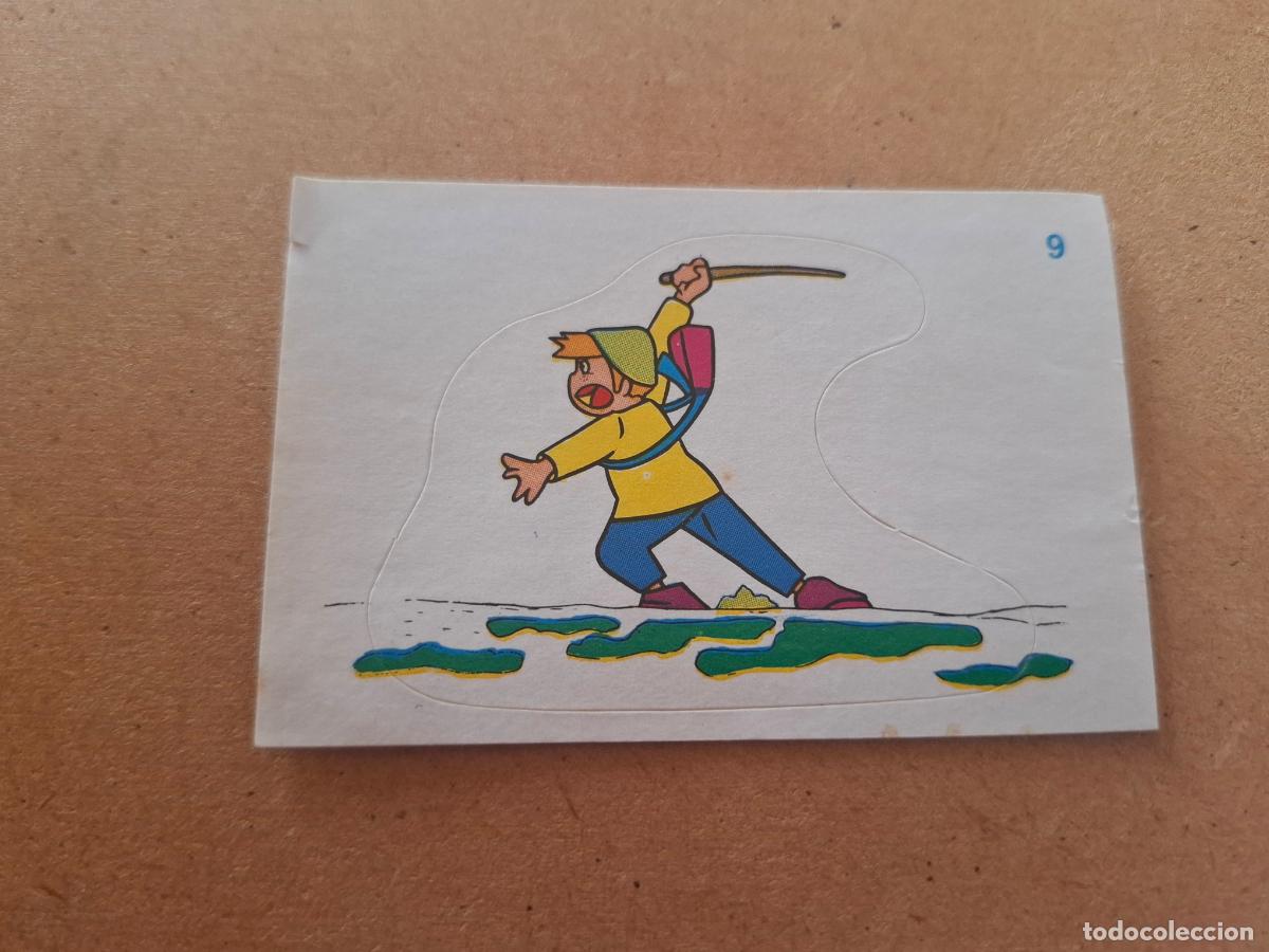 Coleccionismo cromos antiguos: HEIDI - YOGUR CLESA - CROMO ADHESIVO TROQUELADO N&ordm; 9 ( NUNCA PEGADO )
