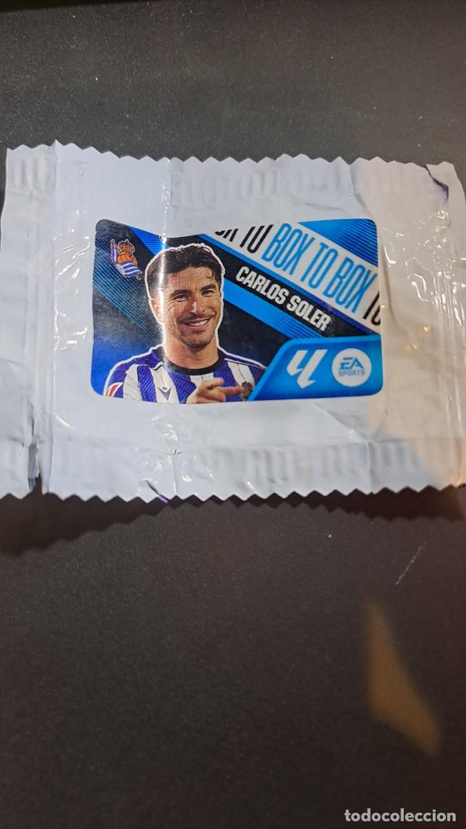 Coleccionismo cromos antiguos: CROMO CARLOS SOLER BOX TO BOX REAL SOCIEDAD CHICLE LIGA 2026 2027 26 27 ESTE PANINI NUNCA PEGADO