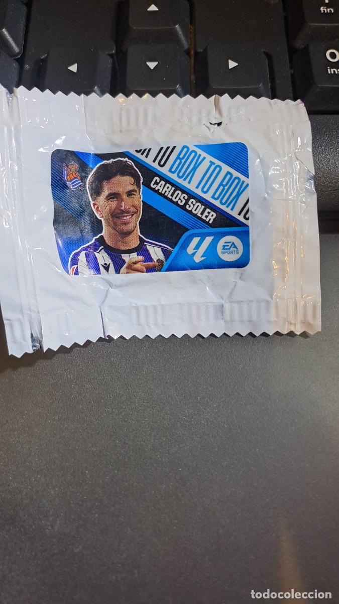 Coleccionismo cromos antiguos: CROMO CARLOS SOLER BOX TO BOX REAL SOCIEDAD CHICLE LIGA 2026 2027 26 27 ESTE PANINI NUNCA PEGADO