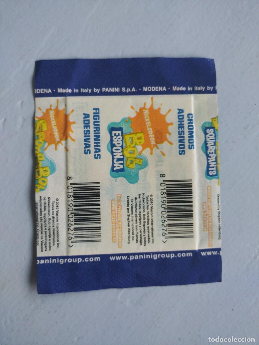 Coleccionismo cromos antiguos: SOBRE DE CROMOS SIN ABRIR BOB ESPONJA - Foto 2