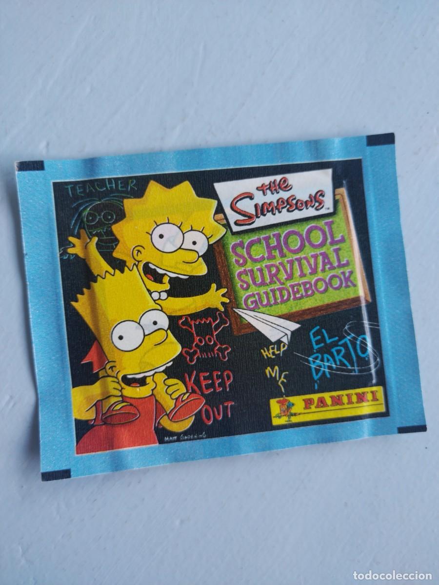 Sammeln alte Sammelbilder: SOBRE DE CROMOS SIN ABRIR THE SIMPSONS SCHOOL SULVIVAL
