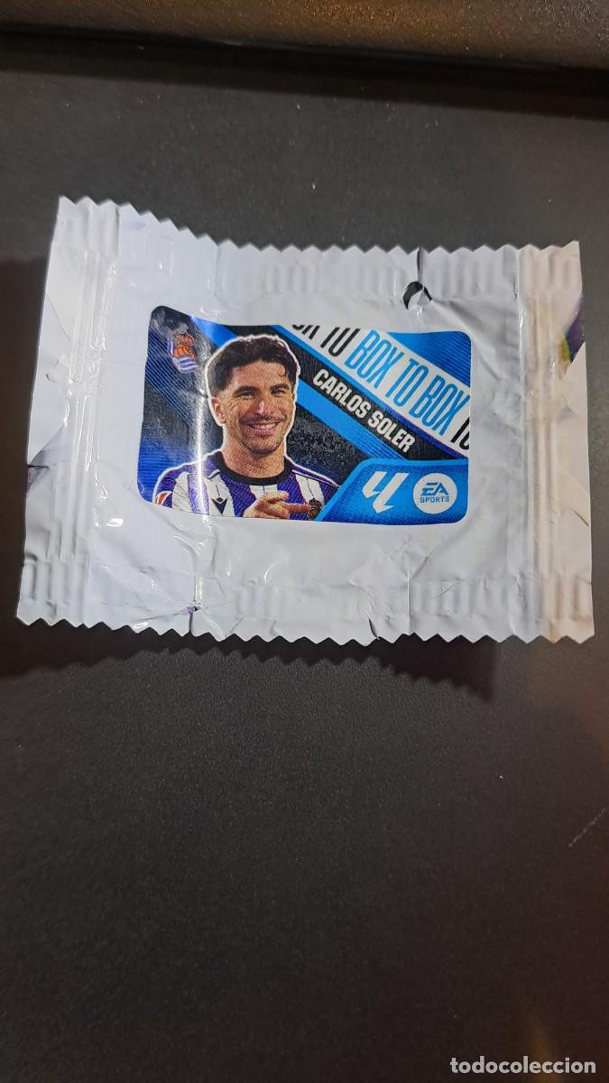 Coleccionismo cromos antiguos: CROMO CARLOS SOLER BOX TO BOX REAL SOCIEDAD CHICLE LIGA 2026 2027 26 27 ESTE PANINI NUNCA PEGADO