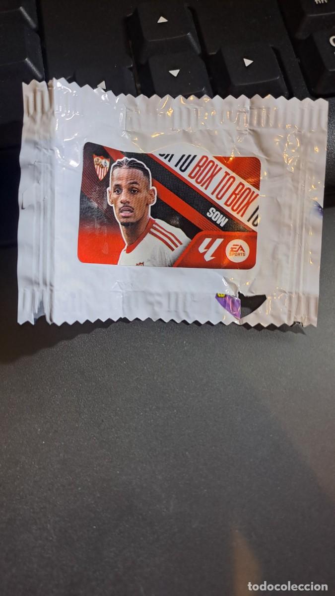 Colecionismo Cromos antigos: CROMO SOW BOX TO BOX SEVILLA CHICLE LIGA 2026 2027 26 27 ESTE PANINI NUNCA PEGADO