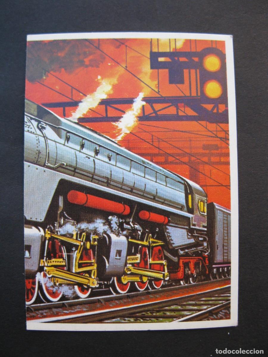 Coleccionismo cromos antiguos: T&Eacute;CNICA Y ACCI&Oacute;N - CROMO N&ordm; 17 - LOCOMOTORA R&Aacute;P&Igrave;DA - EDICIONES ESTE - NUNCA PEGADO.