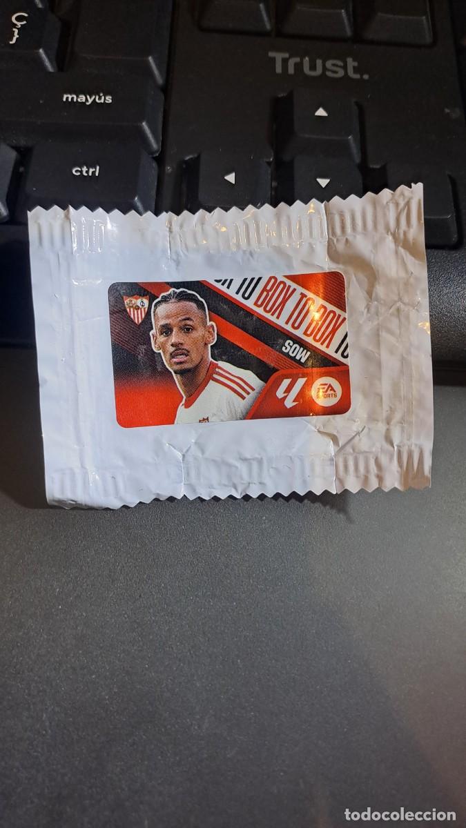 Sammeln alte Sammelbilder: CROMO SOW BOX TO BOX SEVILLA CHICLE LIGA 2026 2027 26 27 ESTE PANINI NUNCA PEGADO